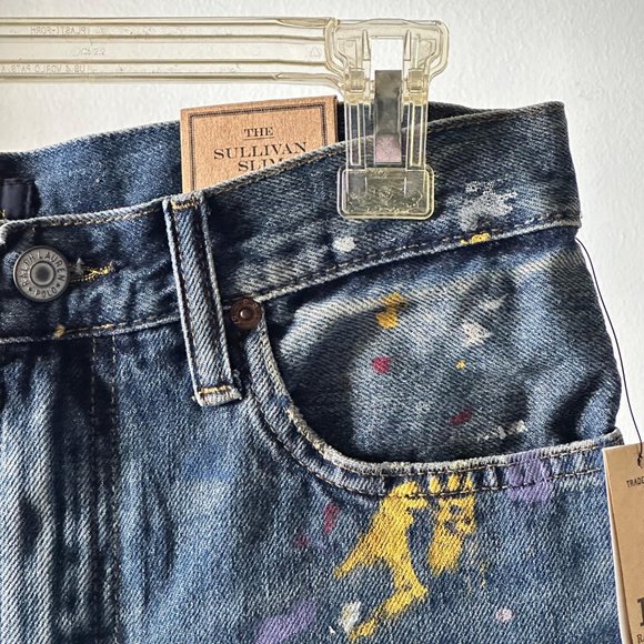 NWT POLO RALPH LAUREN BIG BOYS 14-16 LOT POLO SHIRT + jean SHORTS YOUTH - Picture 6 of 8